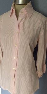 100% cotton seersucker blouse